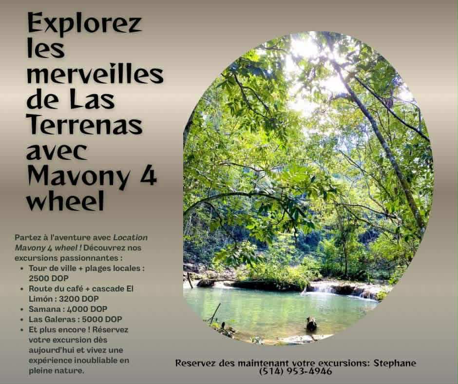 Explorez les merveilles de Las Terrenas avec Mavony 4 wheel
